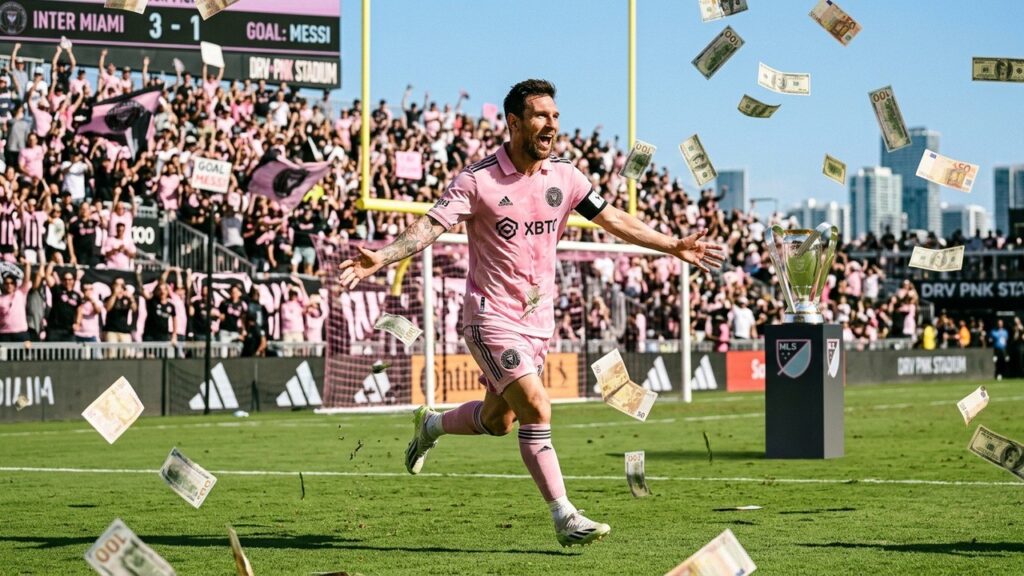 Messi en MLS : Son Salaire a Plus Que Doublé en Trois Ans