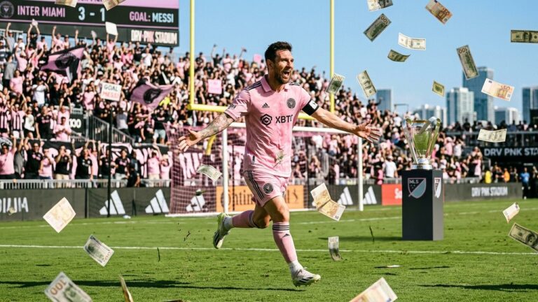 Messi en MLS : Son Salaire a Plus Que Doublé en Trois Ans