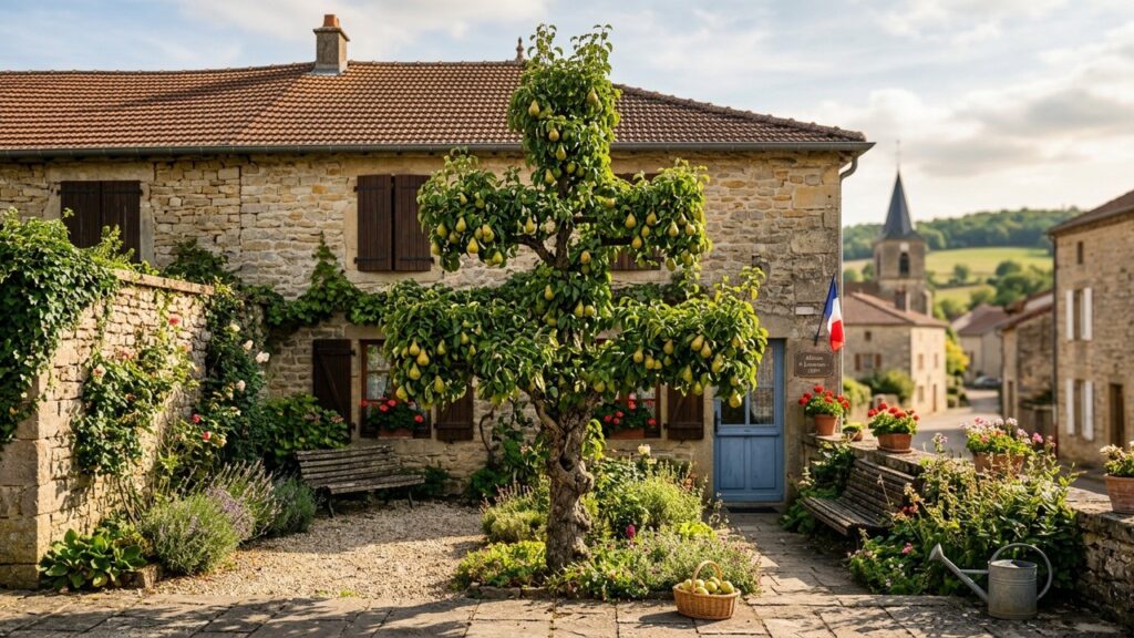 Meuse : Un Poirier Sculpté en Croix de Lorraine Fascine le Village