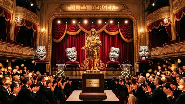 Molières 2026 : Records, Favoris et Chiffres de la Soirée Théâtre