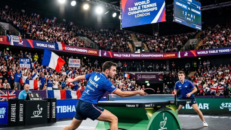 Mondiaux Tennis de Table par Équipes 2026 : Programme France