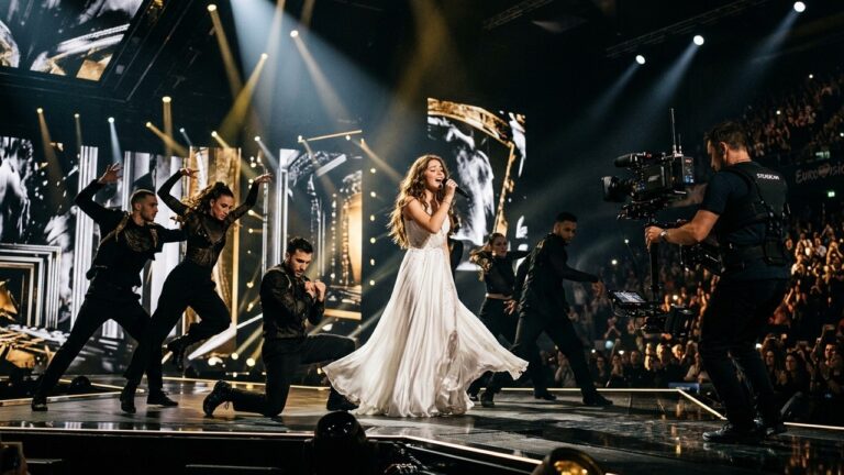 Monroe à l&rsquo;Eurovision 2026 : Sa Prestation avec Regarde !