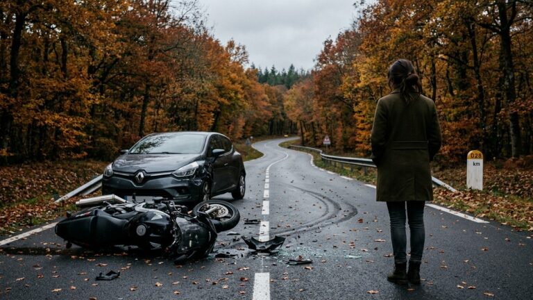 Mort d&rsquo;un Motard : Le Cri de Douleur de sa Veuve après le Drame