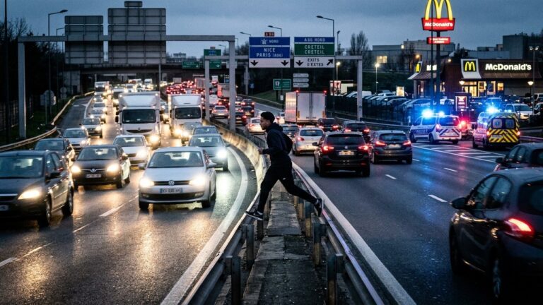 Mort Tragique sur l&rsquo;A86 : Jeune Homme Fuit la Police pour un Joint