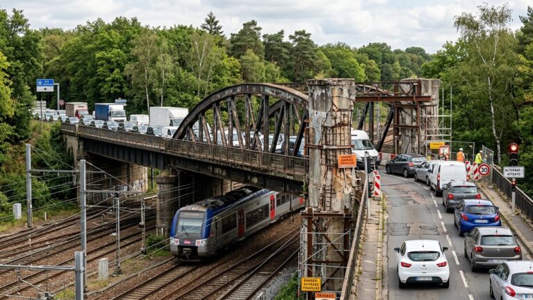 N184 à Achères : Encore des Semaines de Galère sur le Pont Fragilisé