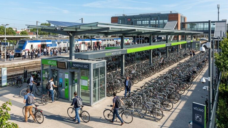 Noisy-le-Sec : Le Plus Grand Parking À Vélo De Banlieue Ouvre Enfin