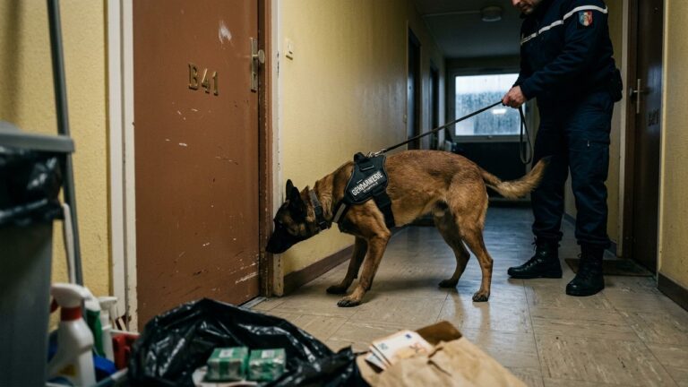 Nourrice de Stupéfiants Démasquée par Chien : 10 Mois de Prison dans l&rsquo;Oise