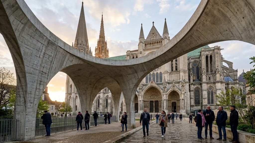 Nouveau Portail Béton Cathédrale Angers : Étonnement ou Déception ?