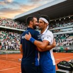 Novak Djokovic Engage Viktor Troicki Avant Roland-Garros