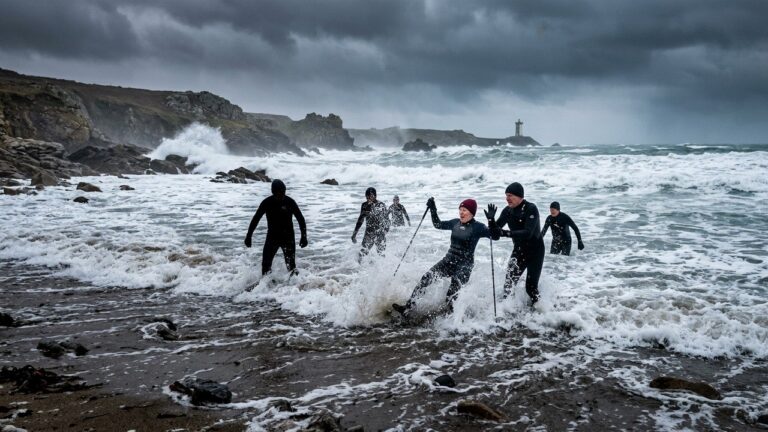 Noyades Tragiques en Finistère : Trois Morts Lors d&rsquo;une Sortie Longe-Côte