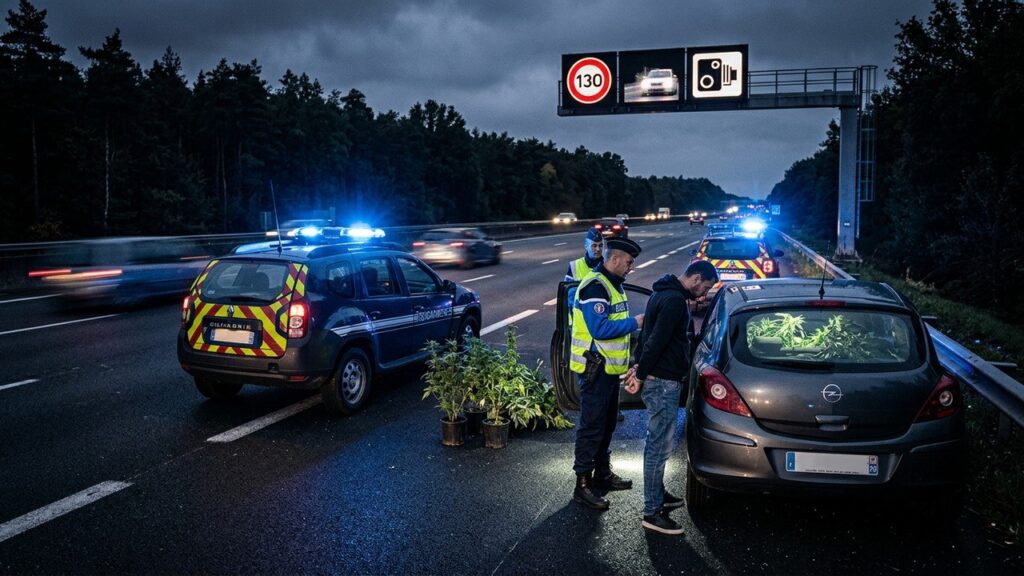 Oise : Flashé à 171 km/h, Conducteur Alcoolisé Transportait du Cannabis