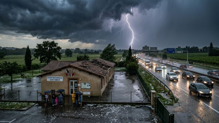Orages Violents en Haute-Garonne : Inondations et Grêle Dévastatrices