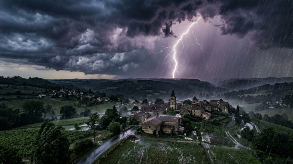 Orages Violents : Huit Départements du Sud-Ouest en Vigilance Orange