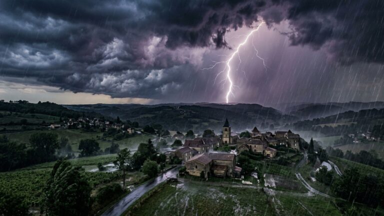 Orages Violents : Huit Départements du Sud-Ouest en Vigilance Orange