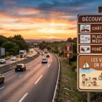 Panneaux Marron Autoroute : Émotions d’Enfance et Vacances Révélées