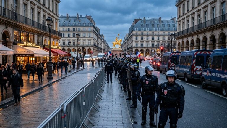 Paris : 47 Arrestations Après La Manifestation Interdite Du 9 Mai