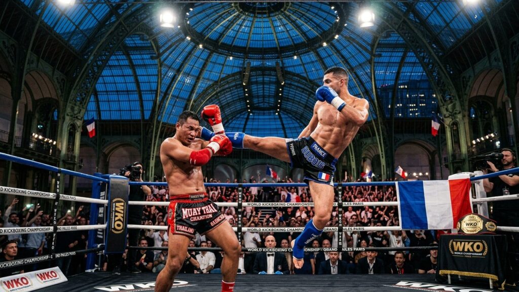 Paris : Championnat du Monde de Kickboxing au Grand Palais