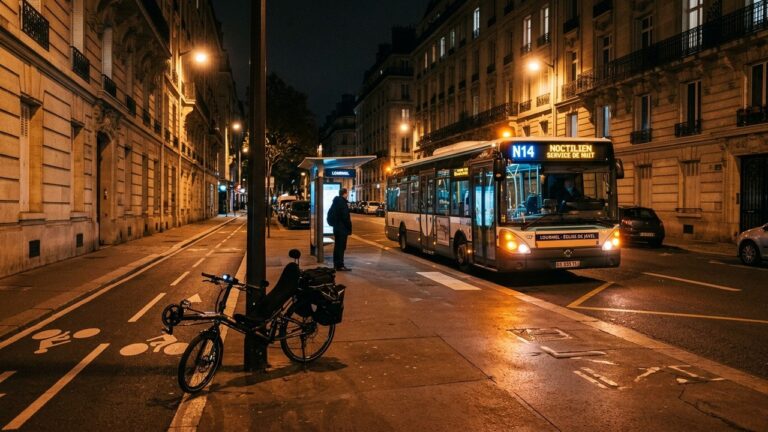 Paris : Cycliste de 25 Ans Mortellement Percuté par un Bus de Nuit