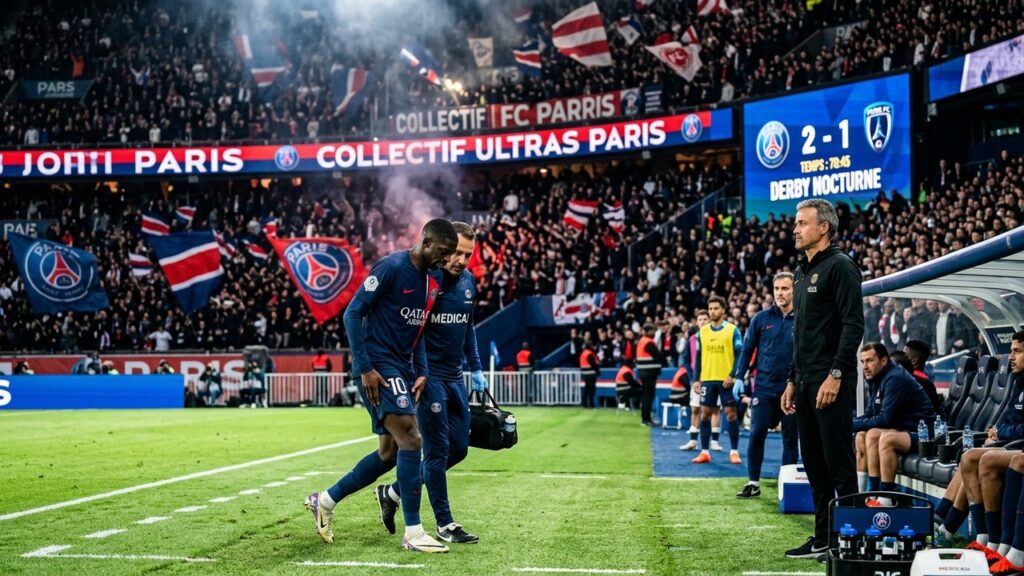 Paris FC-PSG (2-1) : Luis Enrique Rassure sur la Blessure de Dembélé
