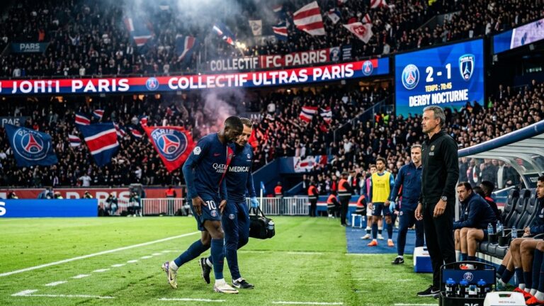 Paris FC-PSG (2-1) : Luis Enrique Rassure sur la Blessure de Dembélé