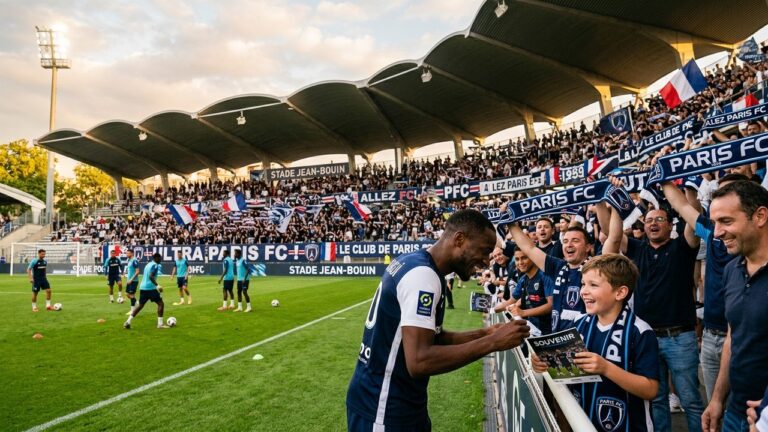 Paris FC : Supporters Aux Anges Lors d&rsquo;un Entraînement Ouvert