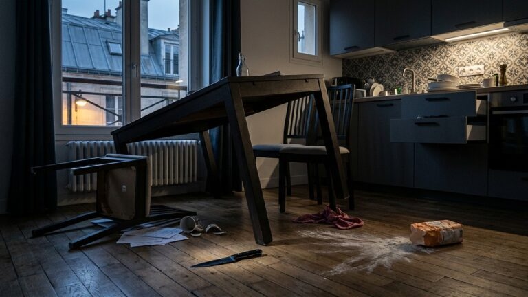 Paris : Femme Se Défend Au Couteau Contre Conjoint Violent