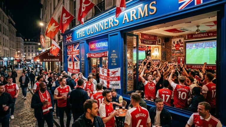 Paris : Le Bar Survolté Des Fans D&rsquo;Arsenal Avant La Finale PSG