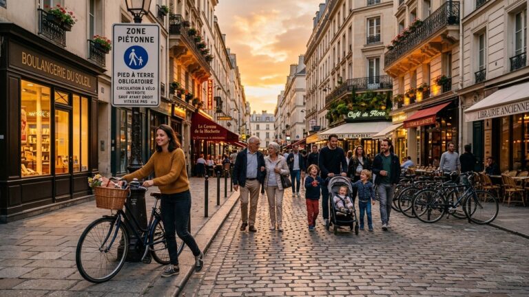 Paris : Pied à Terre Obligatoire pour Cyclistes dans les Zones Piétonnes