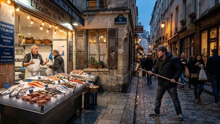 Paris : Poissonnier Agressé par Voisin Excédé par les Odeurs