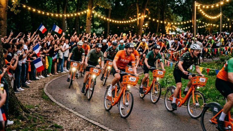 Paris : Première Course Vélib&rsquo; au Parc Floral, l&rsquo;Événement Cycliste Inattendu