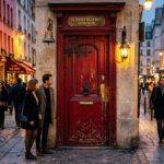 Paris : Vitrine Mystère Invite à Sonner à la Porte du Plaisir