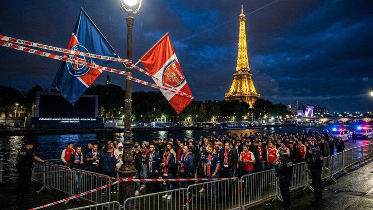 Pas de Fan Zone à Paris pour la Finale PSG-Arsenal : Les Raisons Sécuritaires