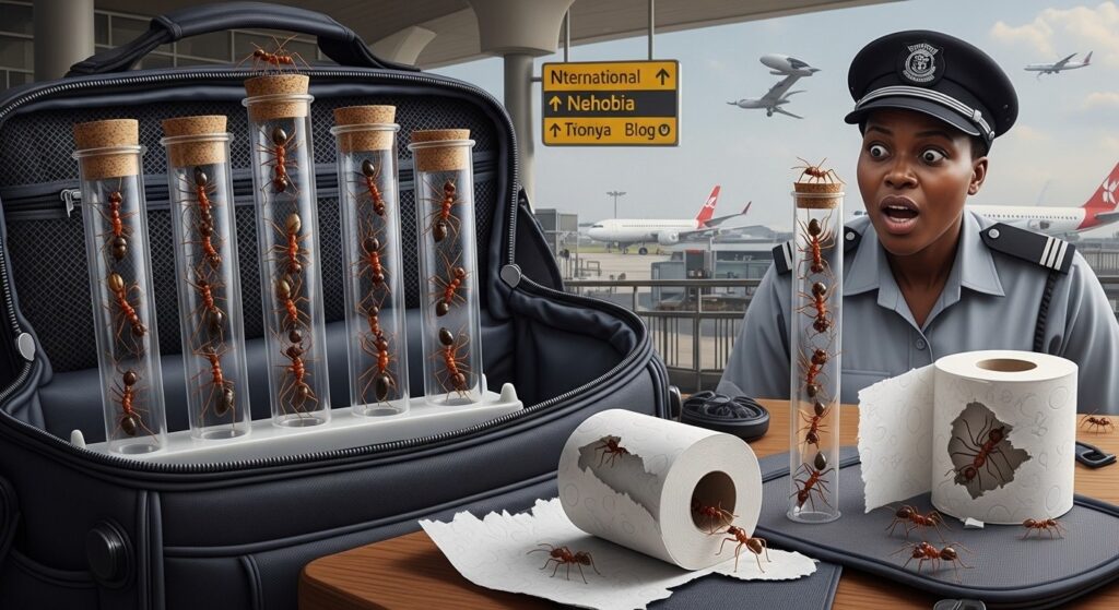 Passager Condamné Pour Trafic De 2000 Fourmis Au Kenya