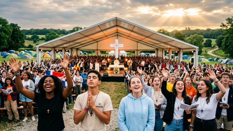 Pentecôte à Jambville : 14 000 Jeunes Catholiques Vibrent Ensemble