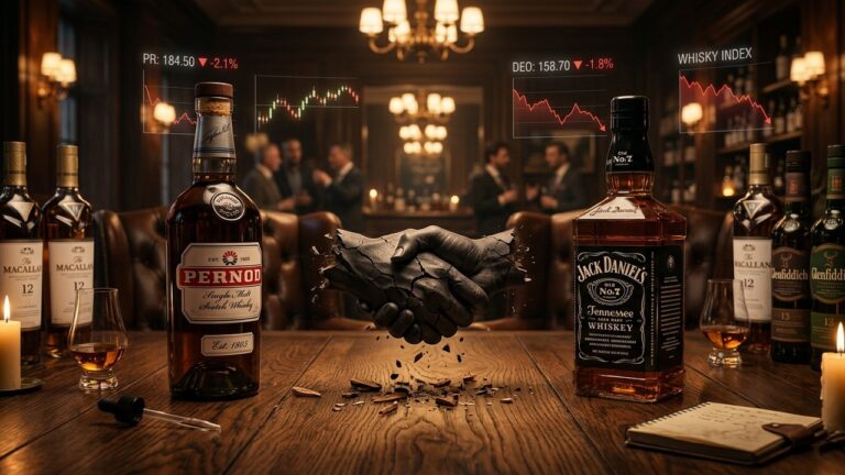 Pernod Ricard Échoue dans son Ambition de Racheter le Géant du Jack Daniel’s