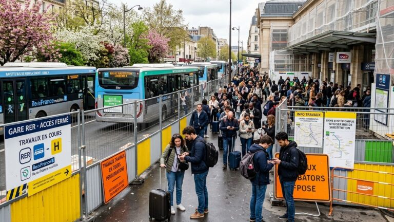 Perturbations RER et Transilien : Week-end 18-19 Avril 2026 en Île-de-France