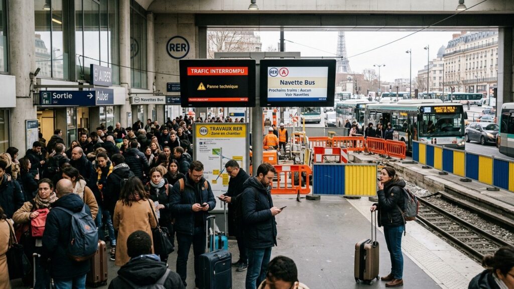 Perturbations Transports Île-de-France : Week-end 9 et 10 Mai 2026