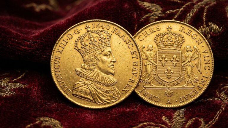 Pièce d’Or Rare de Louis XIII Vendue 165 000 Euros aux Enchères