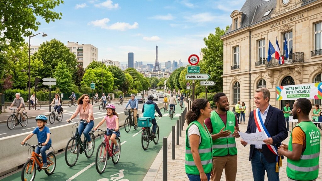 Pistes Cyclables en Île-de-France : Associations Cyclistes Pressurisent Nouveaux Maires