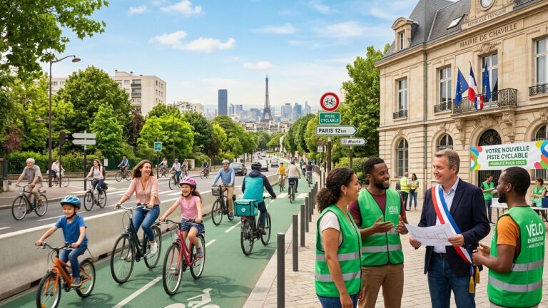 Pistes Cyclables en Île-de-France : Associations Cyclistes Pressurisent Nouveaux Maires