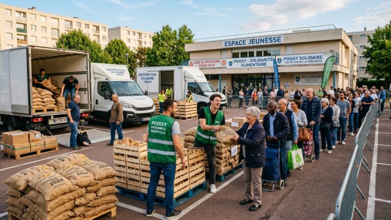 Poissy : 20 Tonnes de Pommes de Terre Offertes pour Combattre le Mal Manger