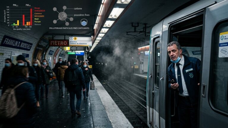 Pollution Métro Paris : Justice Valide l&rsquo;Étude Air pour Conducteurs