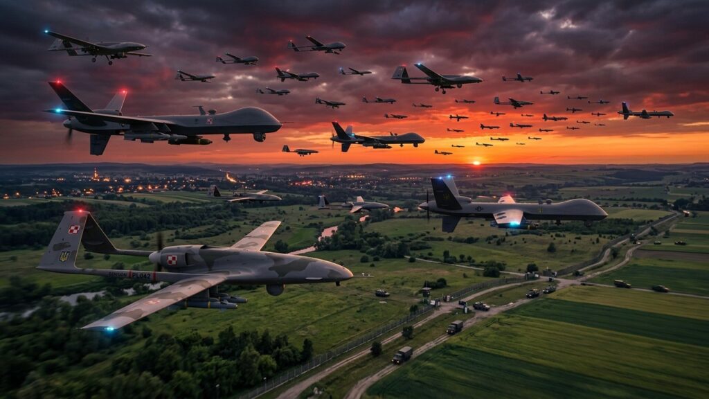 Pologne Ukraine : Armada de Drones pour Protéger l&rsquo;Europe