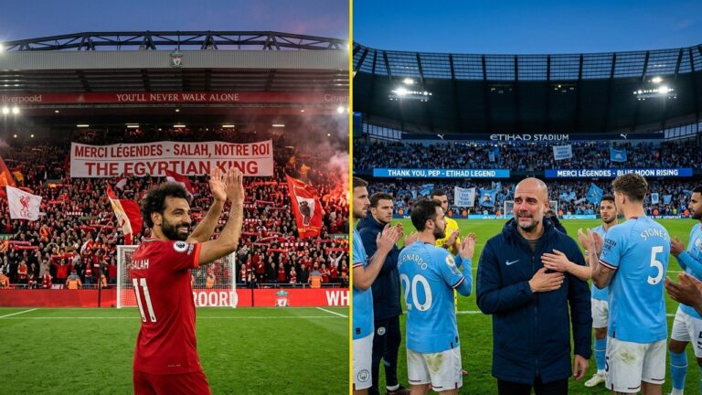 Premier League : Adieux Émouvants pour Guardiola, Salah et les Légendes