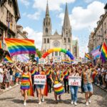 Première Marche des Fiertés à Chartres : Une Fête Historique
