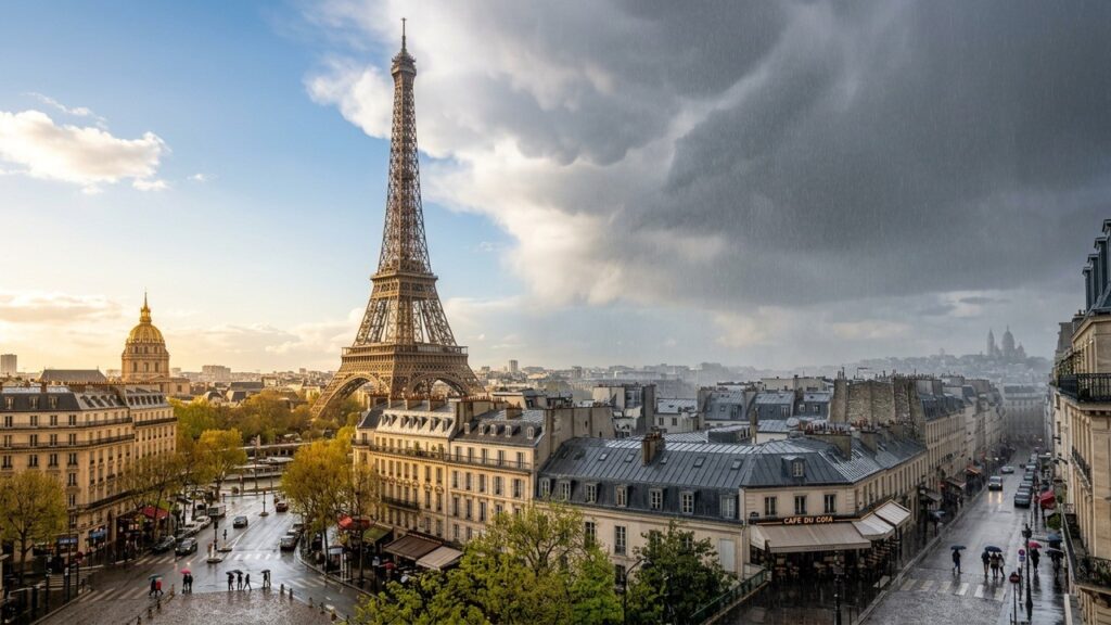 Prévisions Météo : Hausse des Températures puis Pluies pour ce Week-end à Paris