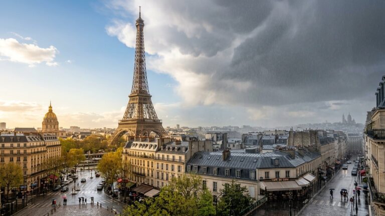 Prévisions Météo : Hausse des Températures puis Pluies pour ce Week-end à Paris