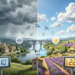 Prévisions Météo : Pluie et Éclaircies pour le Pont de l&rsquo;Ascension