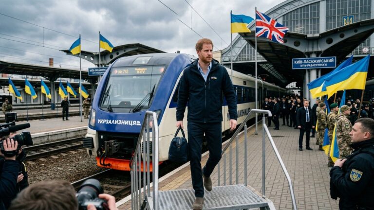 Prince Harry à Kiev : Visite Surprise et Soutien Inébranlable à l’Ukraine
