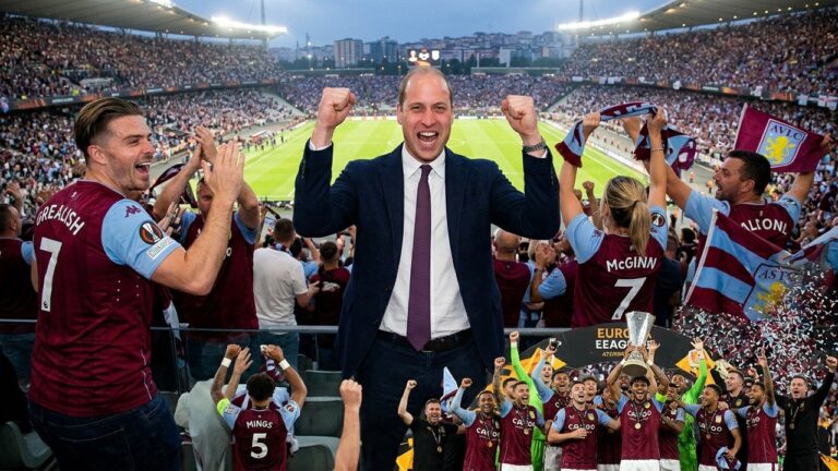 Prince William Exulte Après Le Sacre Historique D&rsquo;Aston Villa En Ligue Europa